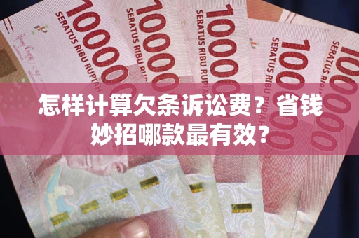 北京怎样计算欠条诉讼费？省钱妙招哪款最有效？