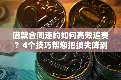北京借款合同违约如何高效追责？4个技巧帮您把损失降到最低！
